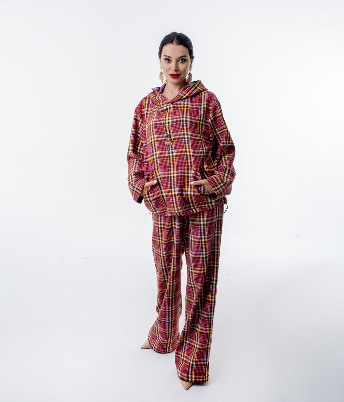 Брючный костюм из костюмной ткани лекала и выкройки на заказ в LekaloHome