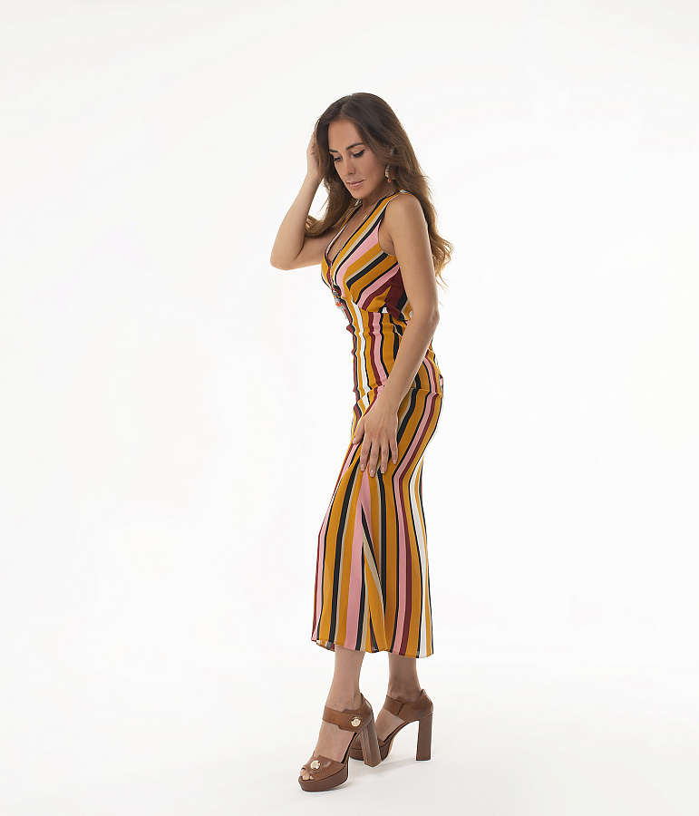 Платье из крепа